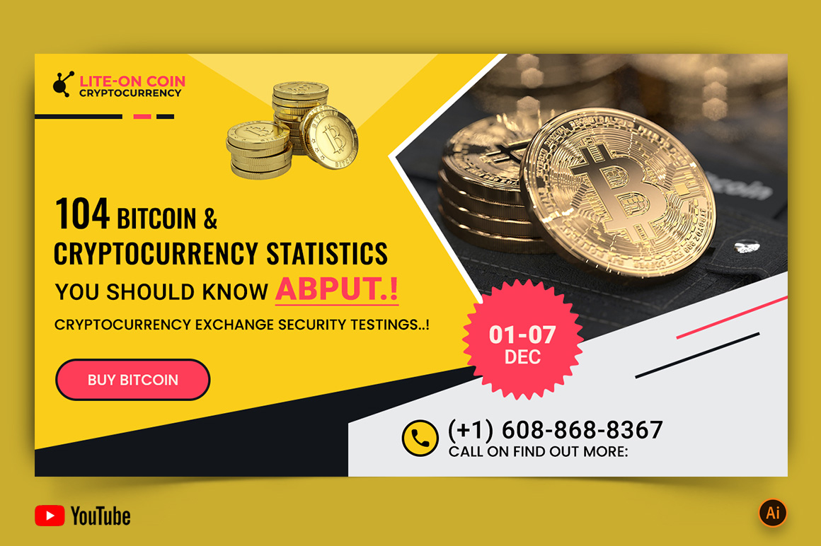 Cryptocurrency YouTube Thumbnail Design -06