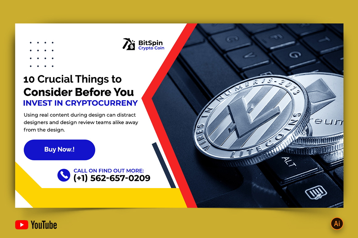 Cryptocurrency YouTube Thumbnail Design -12