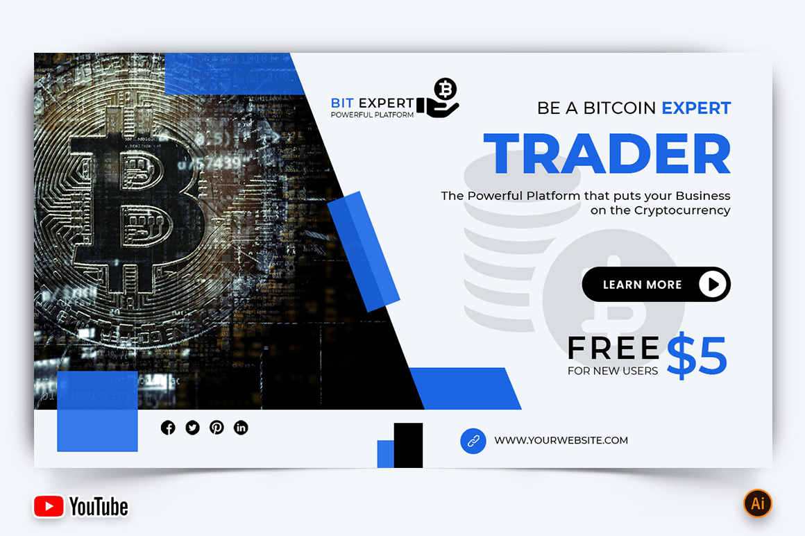 Cryptocurrency YouTube Thumbnail Design -33