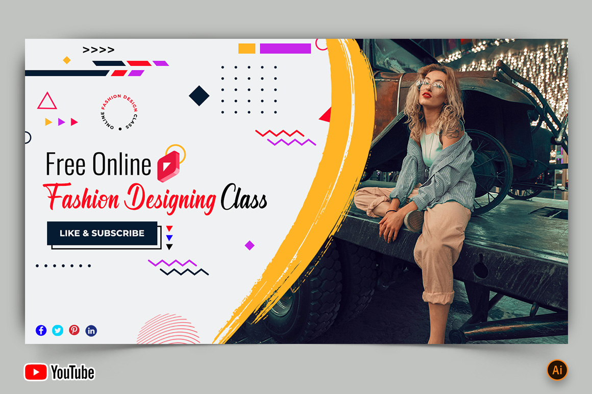 Fashion YouTube Thumbnail Design -07