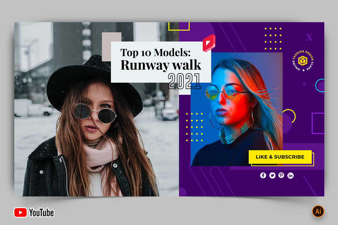 Fashion YouTube Thumbnail Design -12