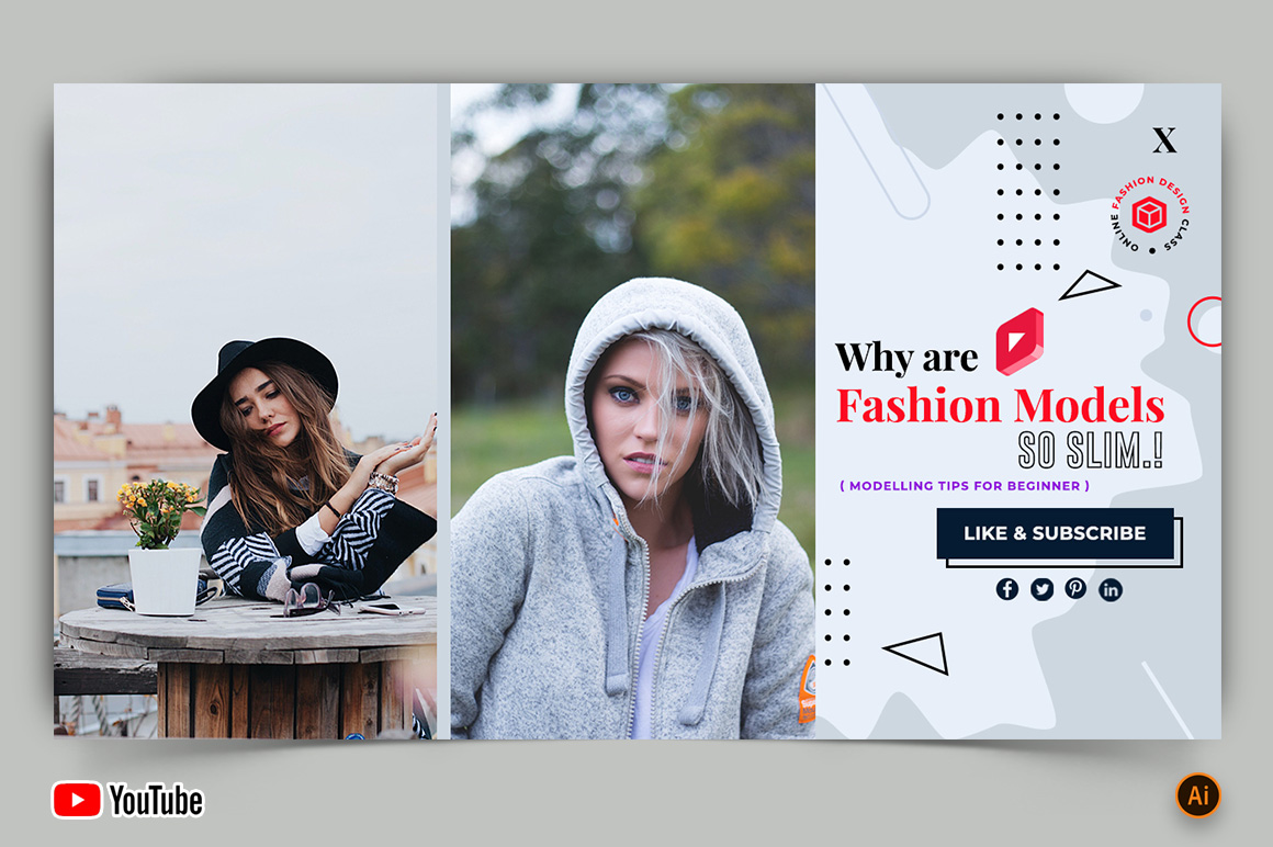 Fashion YouTube Thumbnail Design -13