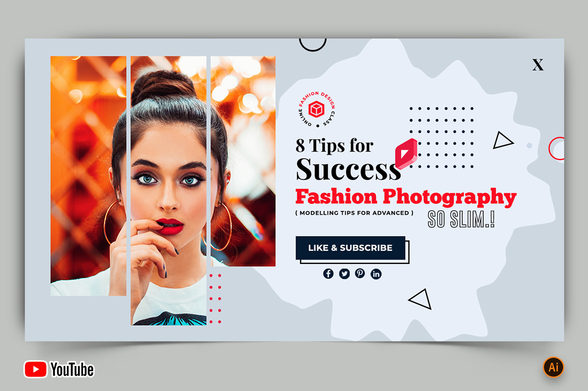 Fashion YouTube Thumbnail Design -15