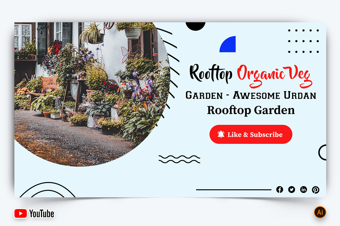 Home Gardening YouTube Thumbnail Design -04