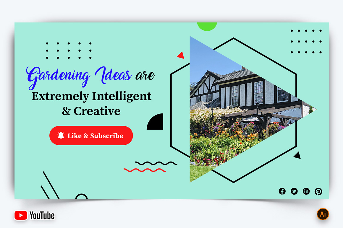 Home Gardening YouTube Thumbnail Design -05