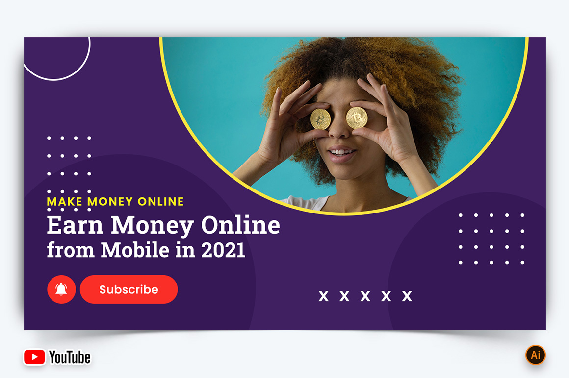 Online Money Earnings YouTube Thumbnail Design -15