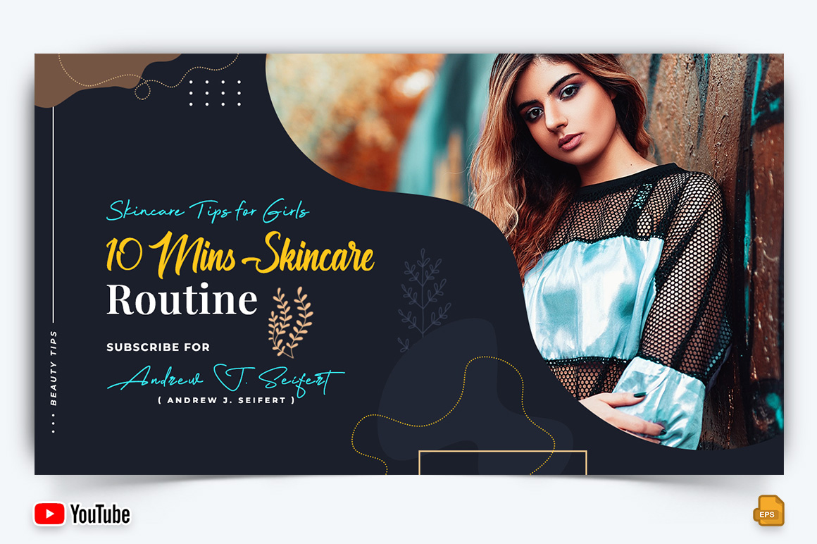 Beauty Tips YouTube Thumbnail Design -002