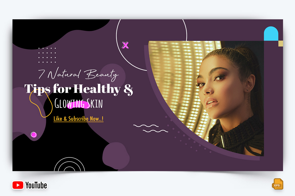 Beauty Tips YouTube Thumbnail Design -012