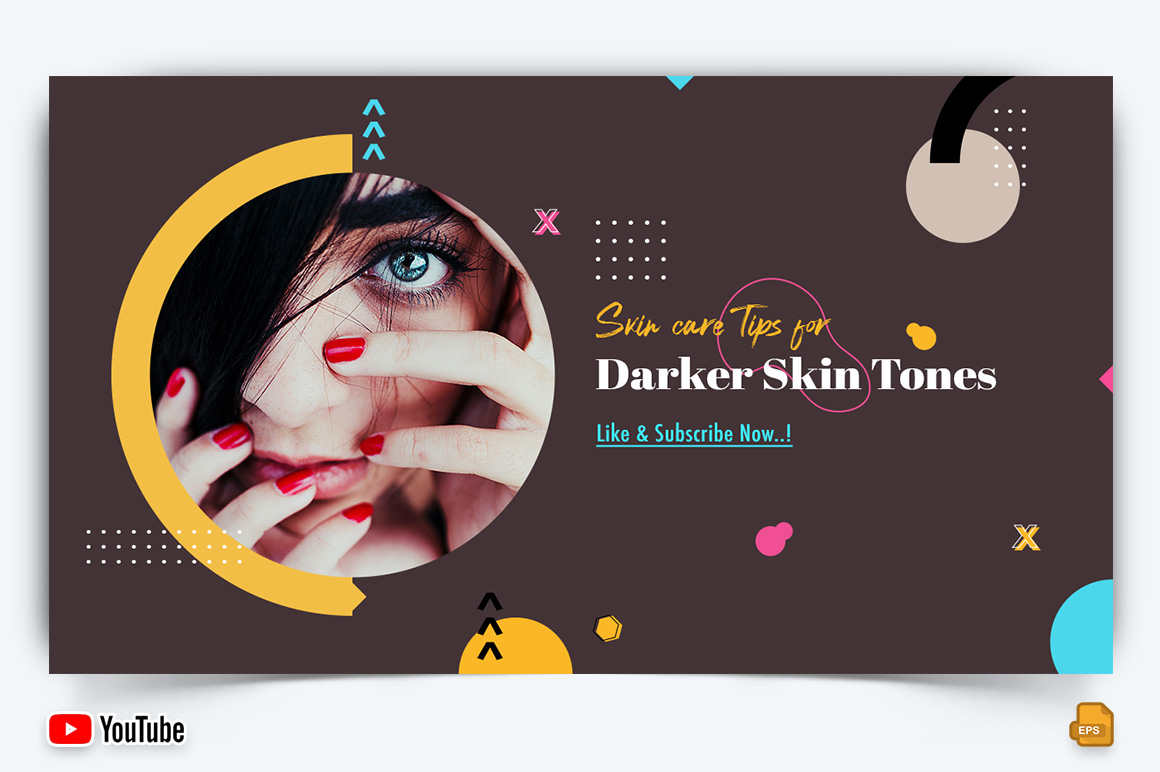 Beauty Tips YouTube Thumbnail Design -017