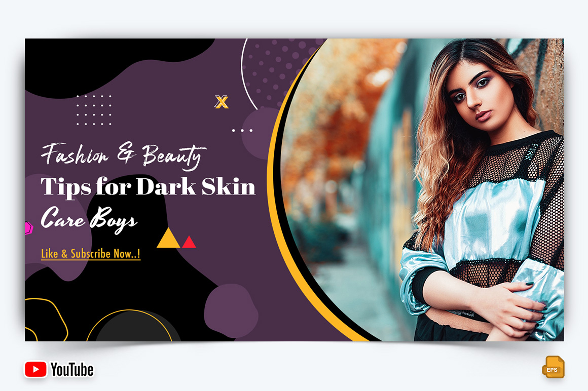 Beauty Tips YouTube Thumbnail Design -020