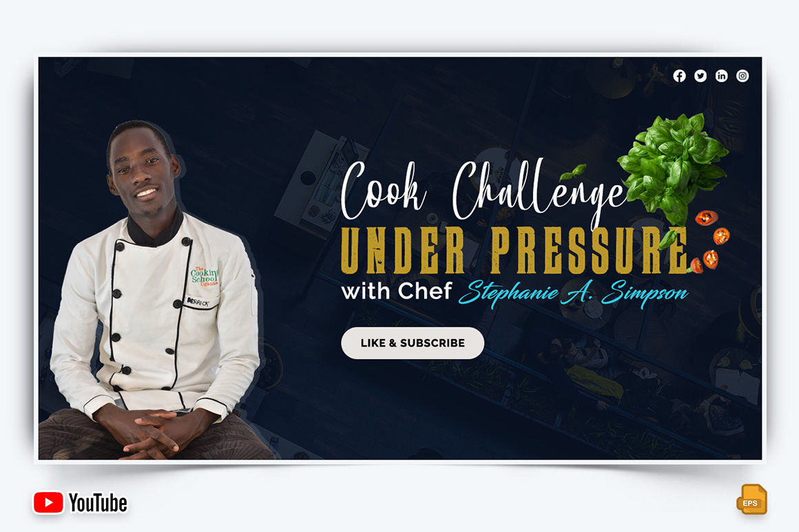 Chef Cooking YouTube Thumbnail Design -002