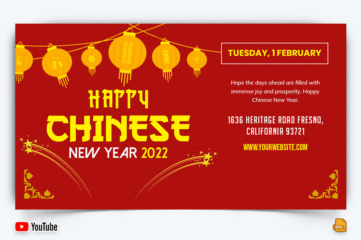 Chinese NewYear YouTube Thumbnail Design -013