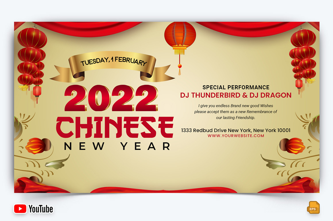 Chinese NewYear YouTube Thumbnail Design -016