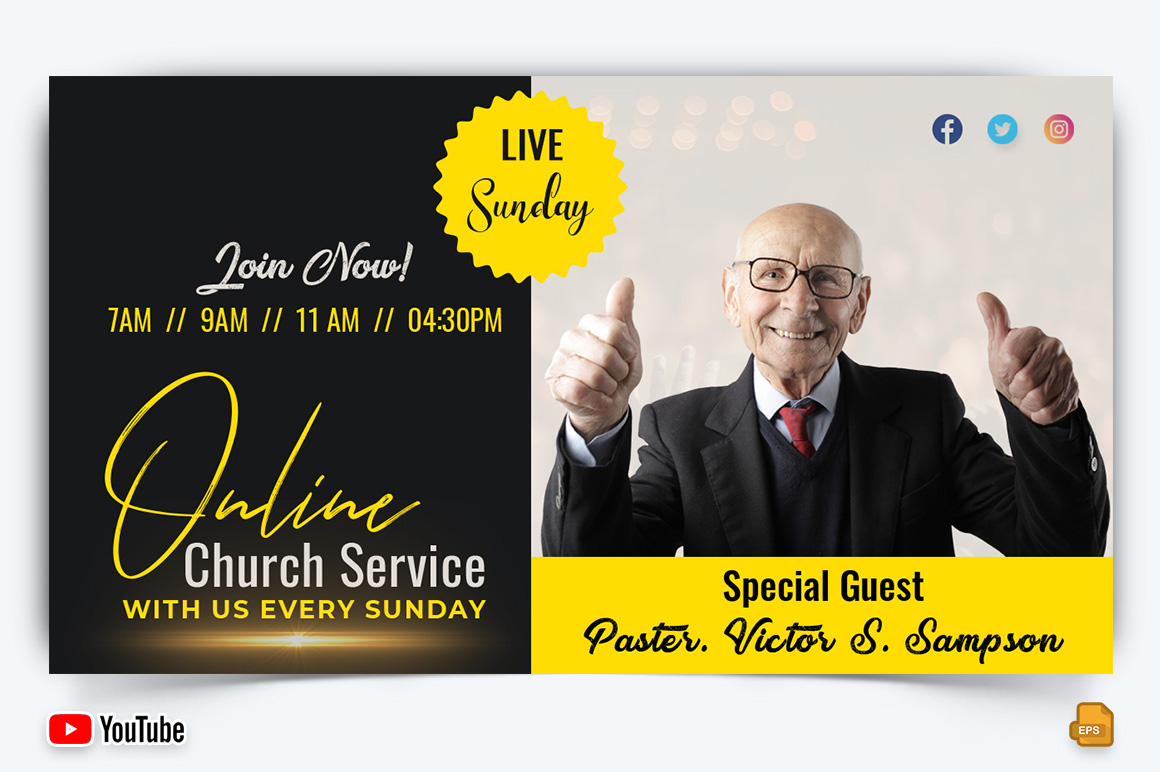 Church Speech YouTube Thumbnail Design -003