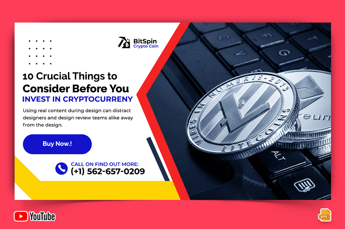 Cryptocurrency YouTube Thumbnail Design -012