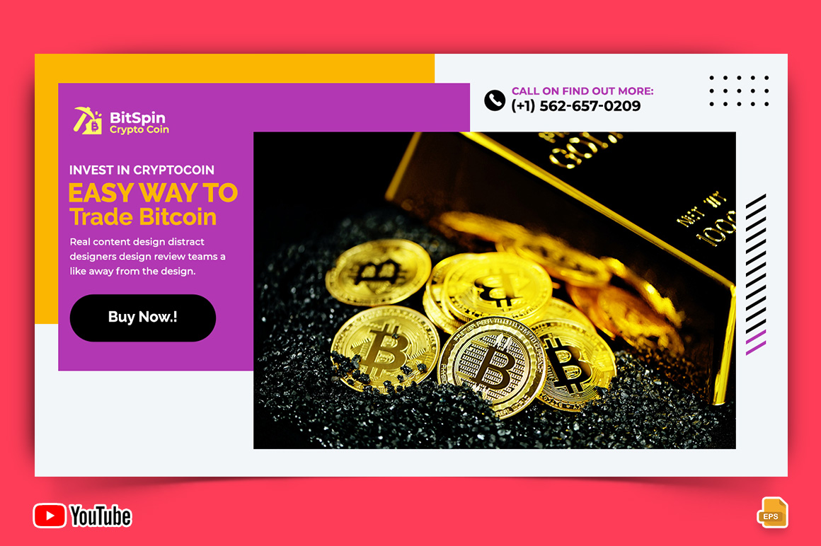 Cryptocurrency YouTube Thumbnail Design -015