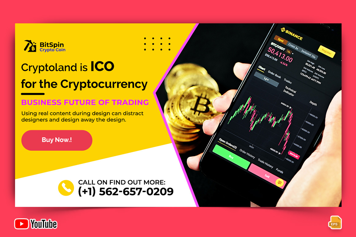 Cryptocurrency YouTube Thumbnail Design -017