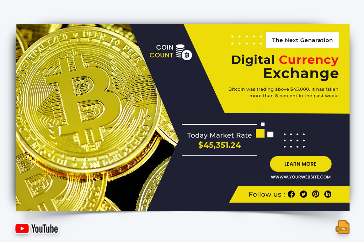 Cryptocurrency YouTube Thumbnail Design -027