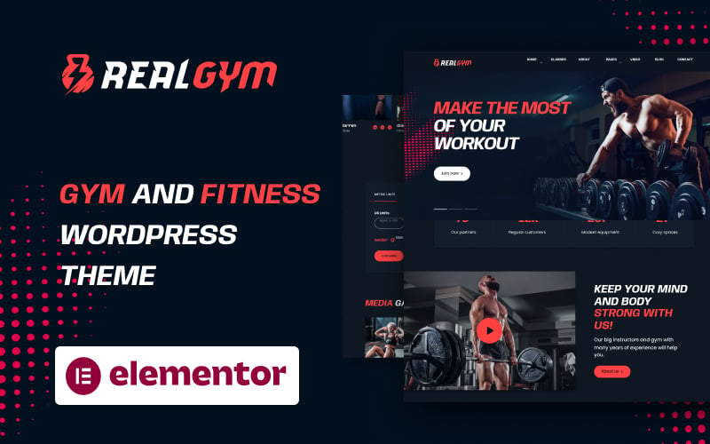 RealGym - Fitness and Gym Wordpress Theme