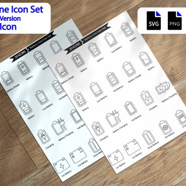 Battery Low Icon Sets 293205