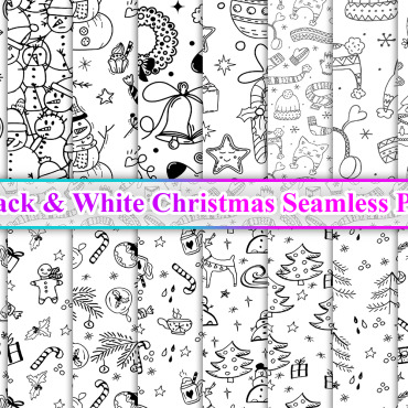And White Patterns 293343
