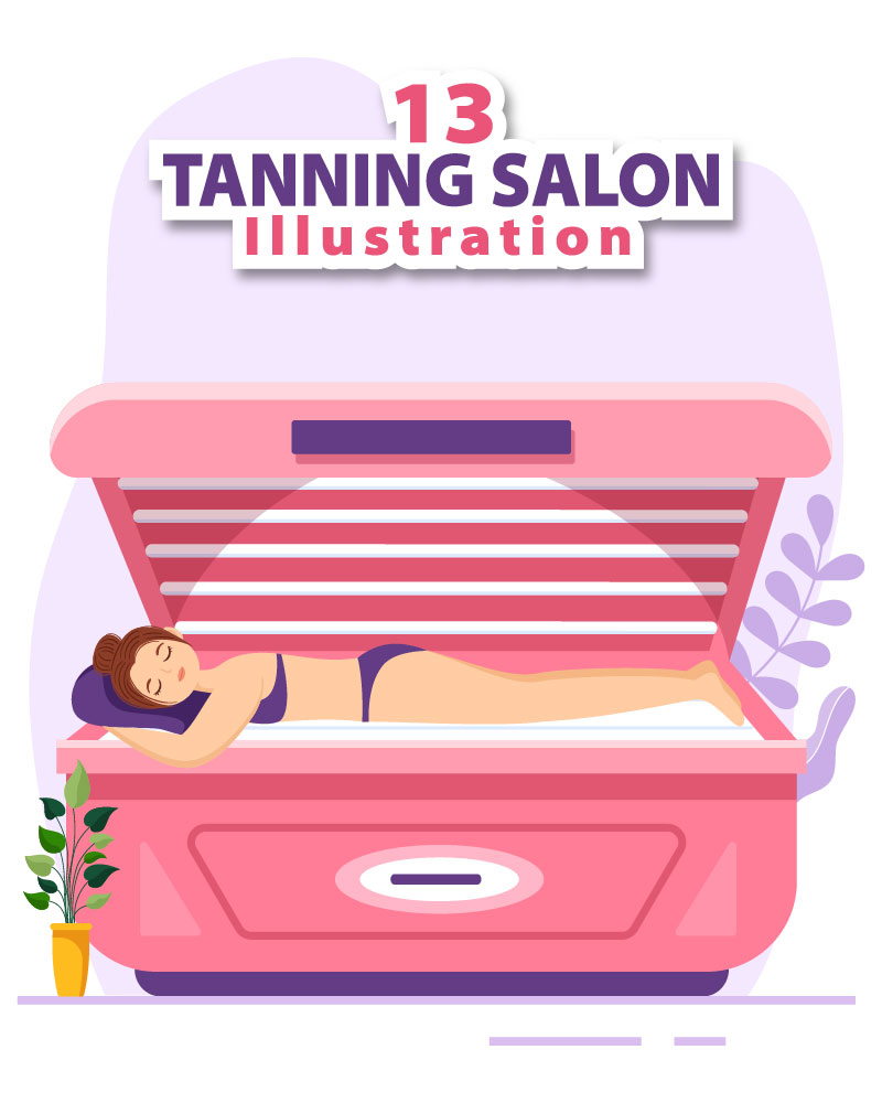 13 Tanning Salon Procedure Illustration