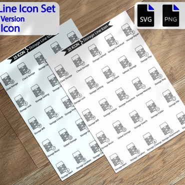 Massage Storage Icon Sets 293405