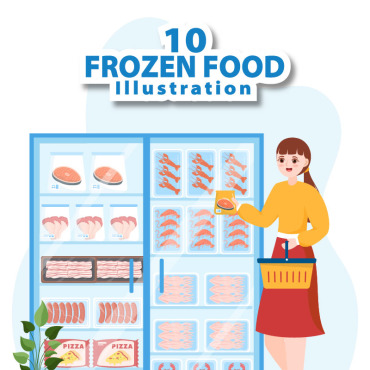 Food Frozen Illustrations Templates 293507