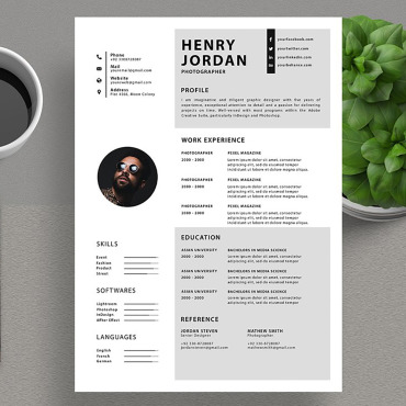 Cv Resume Resume Templates 293680