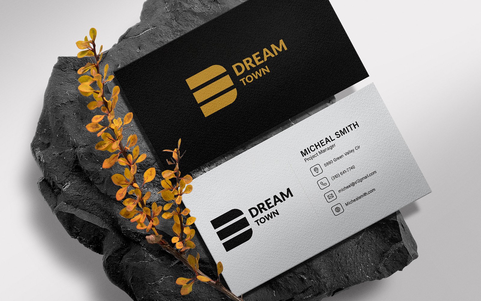 Dream Town Business Card - Corporate Identity Template