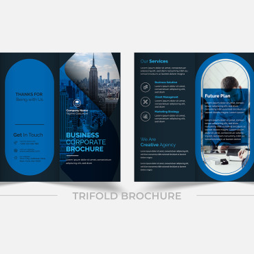 Brochure Folded Corporate Identity 293692