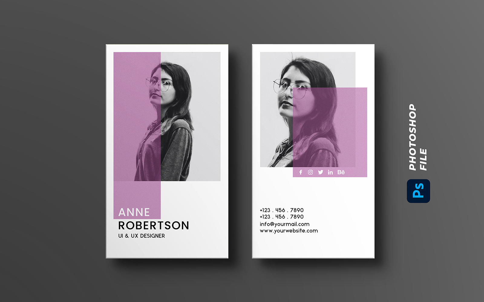 Web Designer Business Card Template