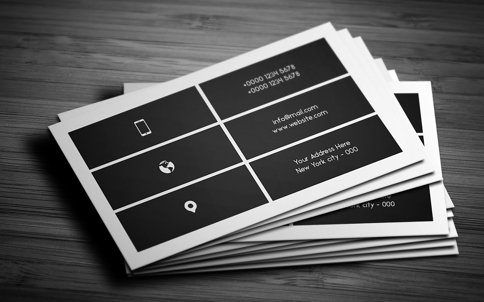 Stylish Minimal Business Card Template