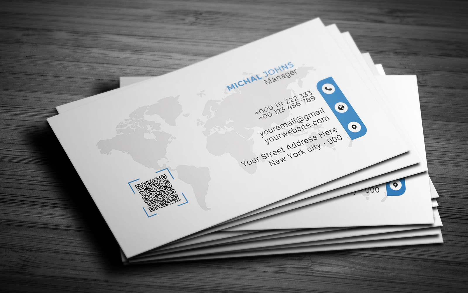 Modern Corporate Business Card Template 2