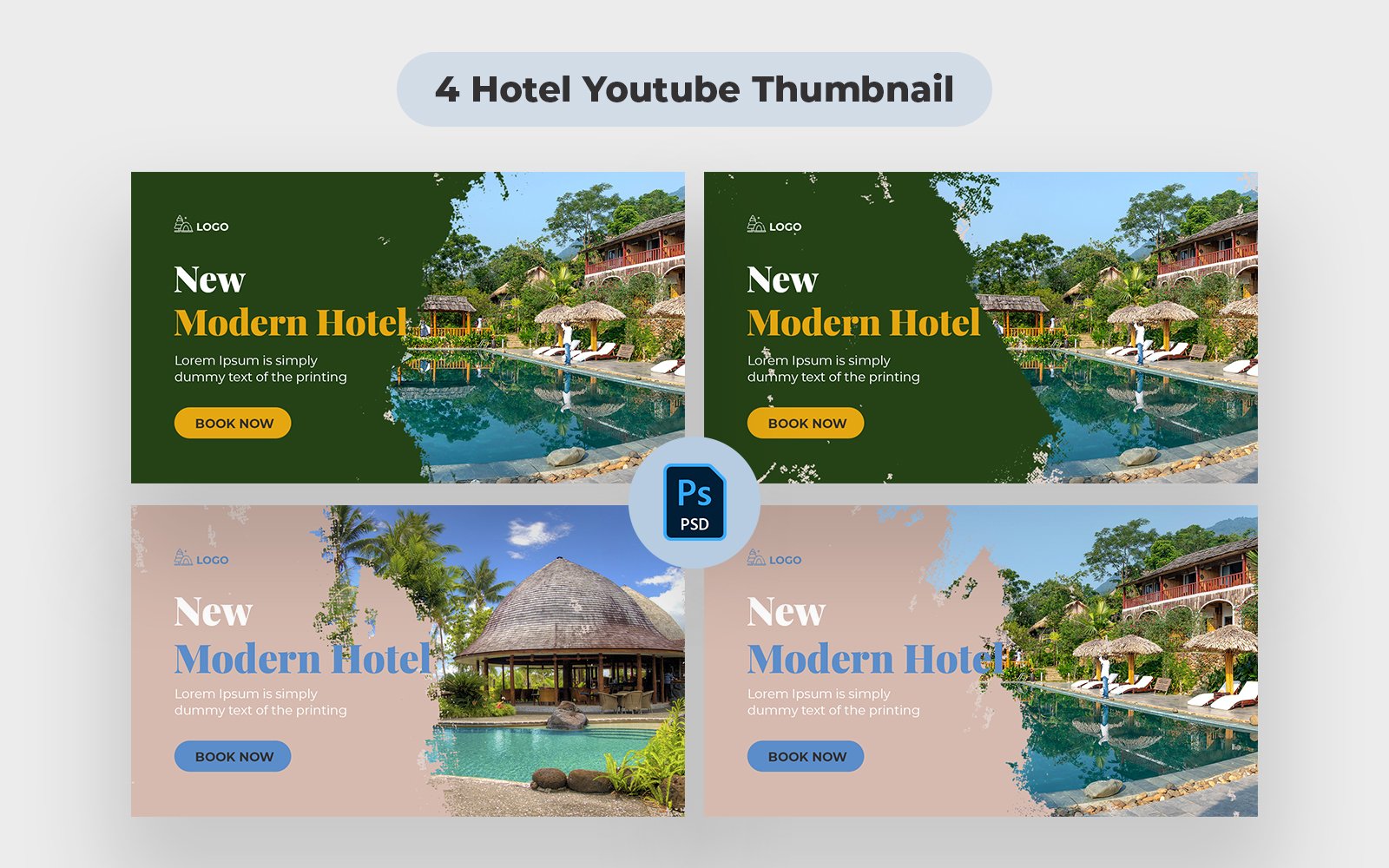 Hotel YouTube Thumbnail Design