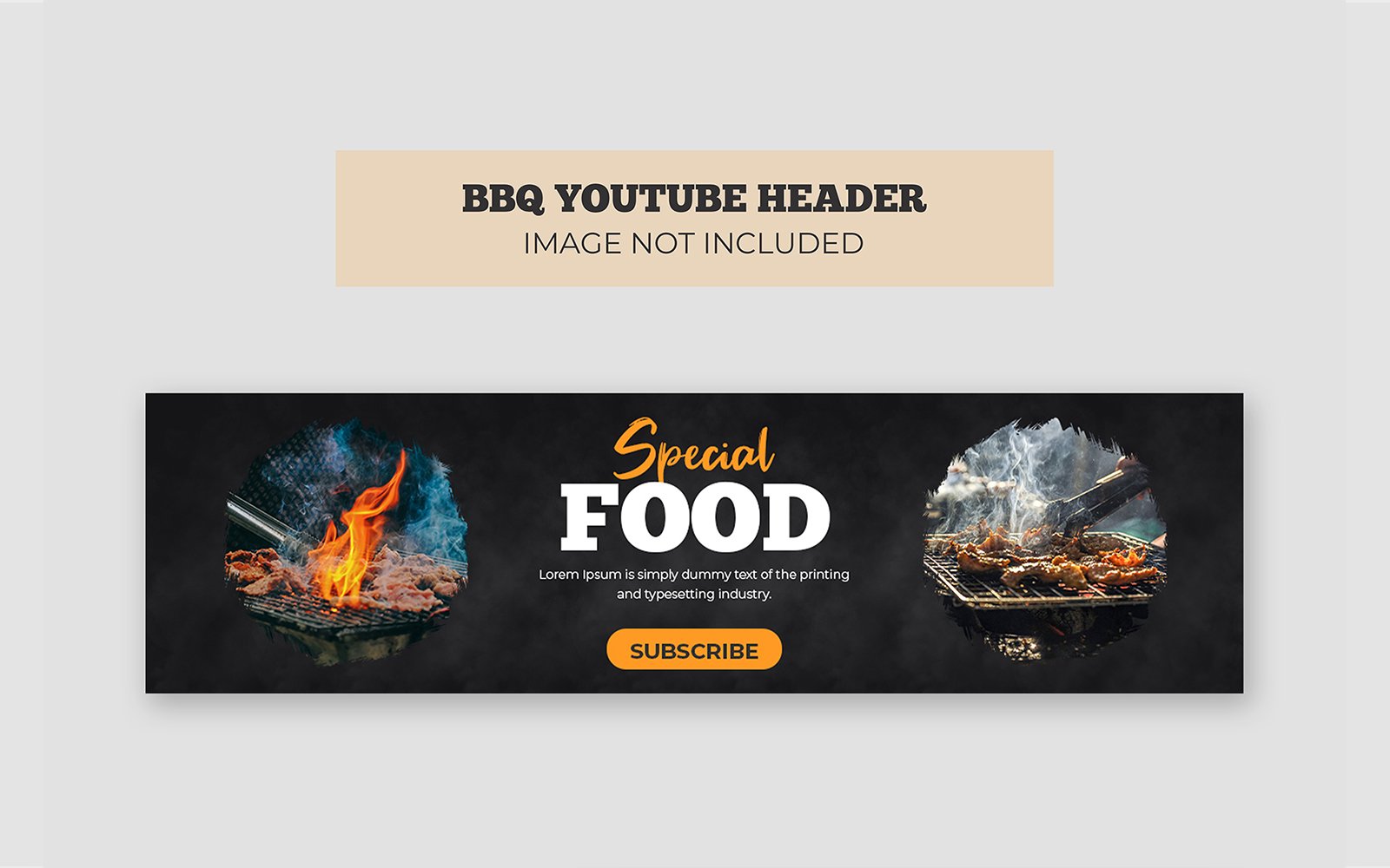 Food YouTube Cover Header