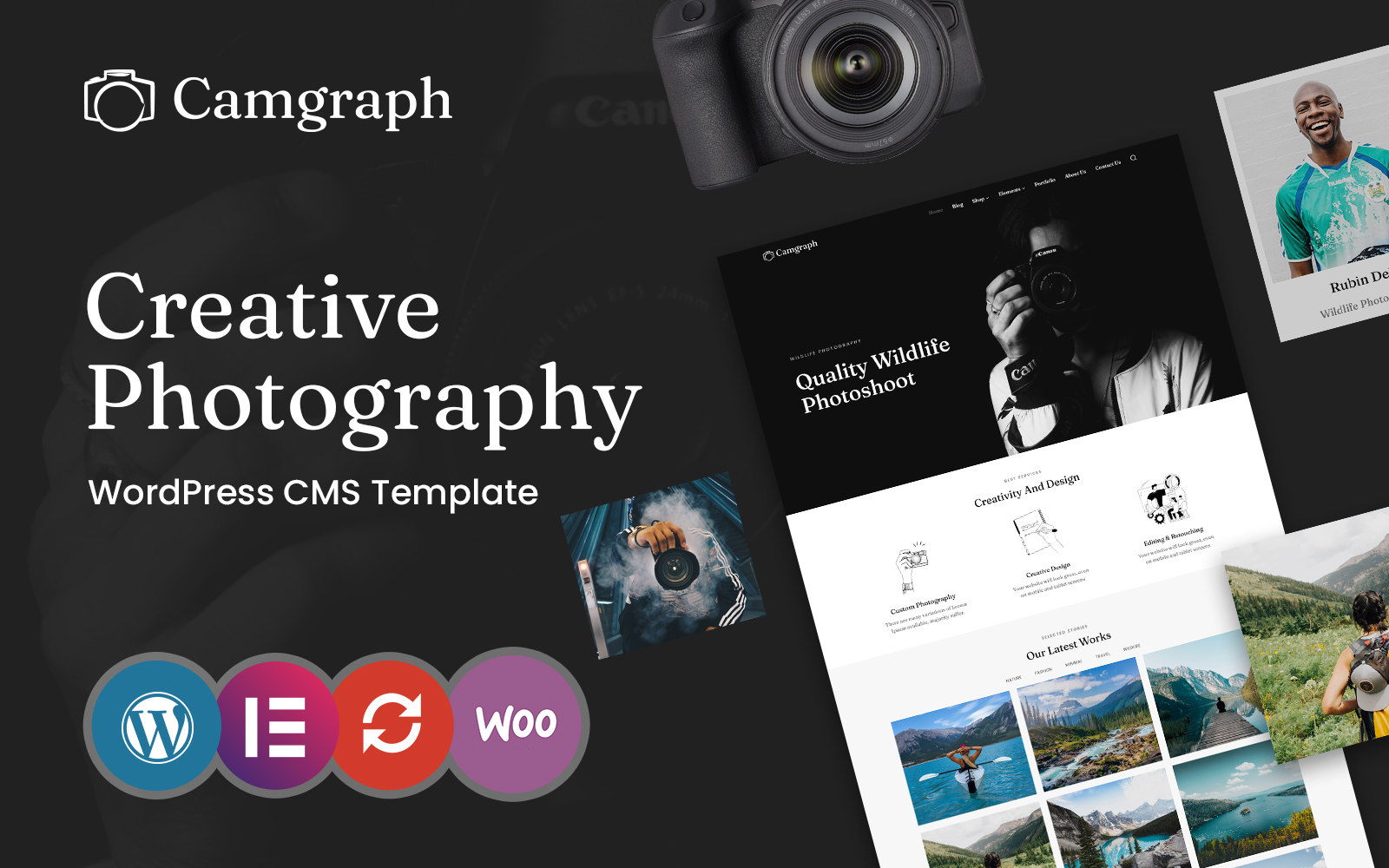 Camgaph - Portfolio and Photography WordPress Theme