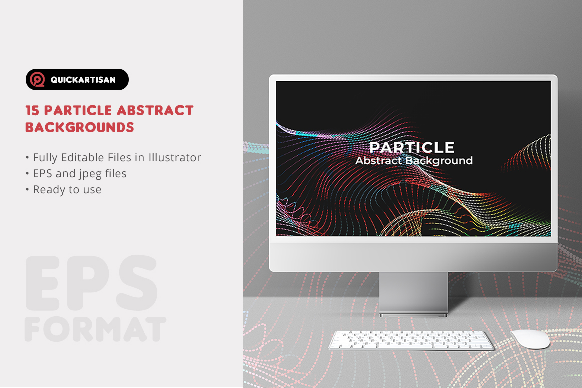 15 Particle Abstract Background Bundle