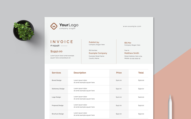 Professional Invoice Template