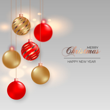 Set Christmas Illustrations Templates 294086