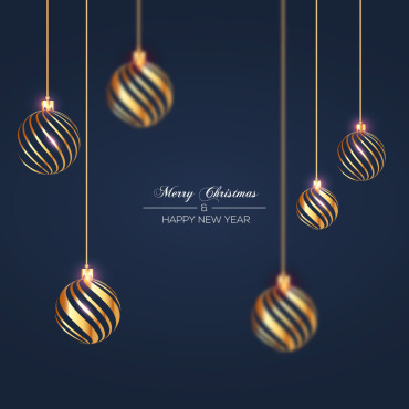 Set Christmas Illustrations Templates 294092