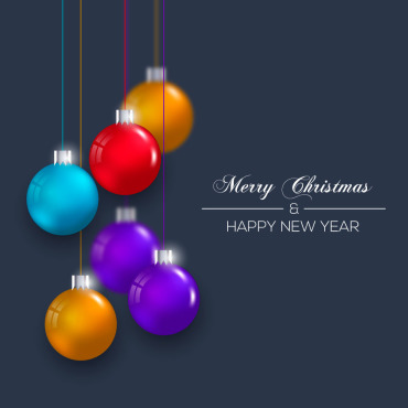 Ball Christmas Illustrations Templates 294115