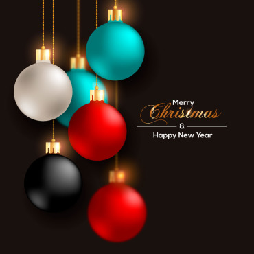 Ball Christmas Illustrations Templates 294120