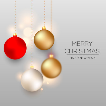 Ball Christmas Illustrations Templates 294127