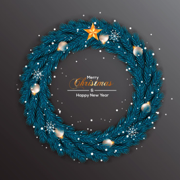 Branch Christmas Illustrations Templates 294144