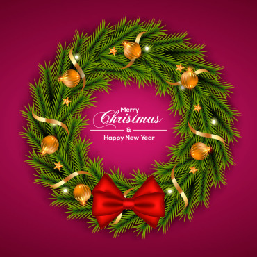 Branch Christmas Illustrations Templates 294155