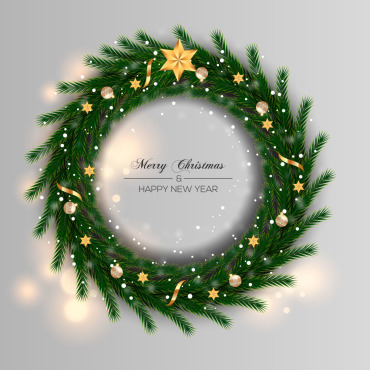 Branch Christmas Illustrations Templates 294157