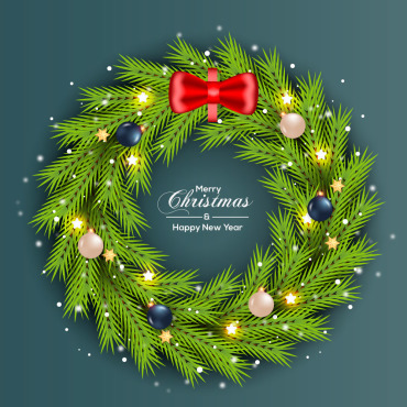 Branch Christmas Illustrations Templates 294172