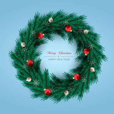 Branch Christmas Illustrations Templates 294179