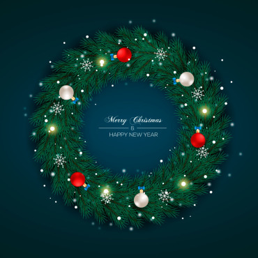 Branch Christmas Illustrations Templates 294180